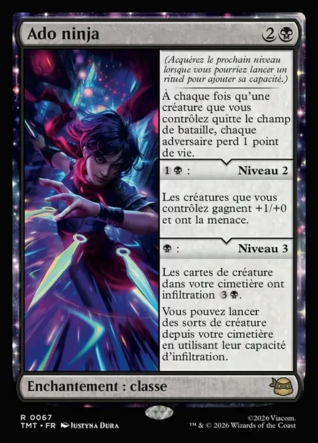 Ado ninja, carte Magic TMT 67 — extension Teenage Mutant Ninja Turtles