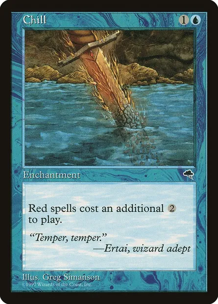 Chill, Magic card TMP 56 — Tempest set