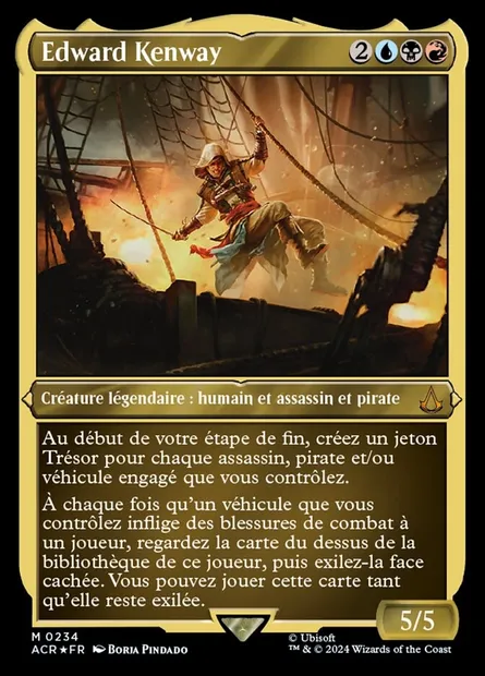 Edward Kenway, carte Magic ACR 234 — extension Assassin's Creed