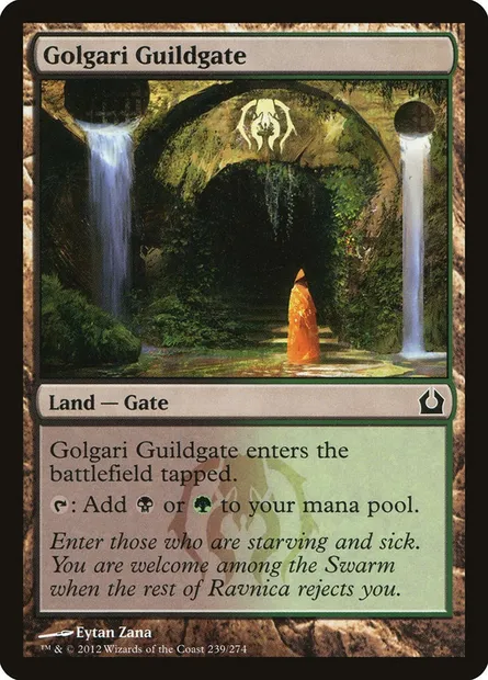 Golgari Guildgate, Magic card RTR 239 — Return to Ravnica set