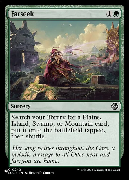 Cherchauloin, carte Magic PLST LCC-242 — extension The List