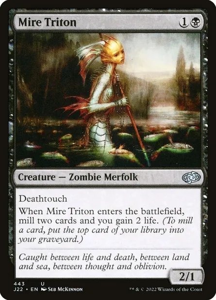 Mire Triton, Magic card J22 443 — Jumpstart 2022 set