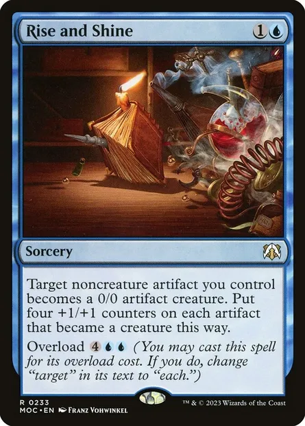 Rise and Shine, Magic card MOC 233 — March of the Machine Commander set