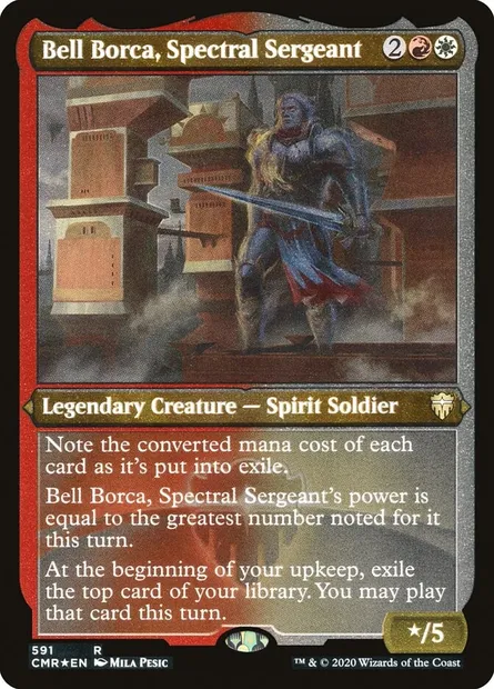 Bell Borca, Spectral Sergeant, Magic card CMR 591 — Commander Legends set