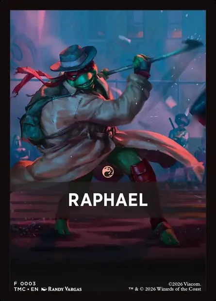 Raphael, Magic card FTMC 3 — Teenage Mutant Ninja Turtles Eternal Front Cards set