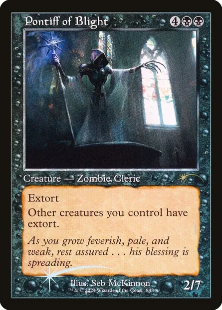 Pontiff of Blight, Magic card SLD 848 — Secret Lair Drop set