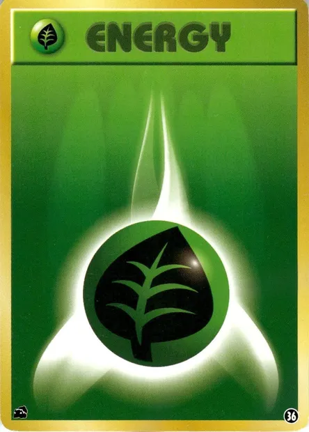 Énergie Plante, carte Pokémon IPBULB 036 — extension Intro Pack Bulbasaur