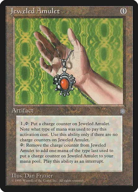 Jeweled Amulet, Magic card ICE 326 — Ice Age set