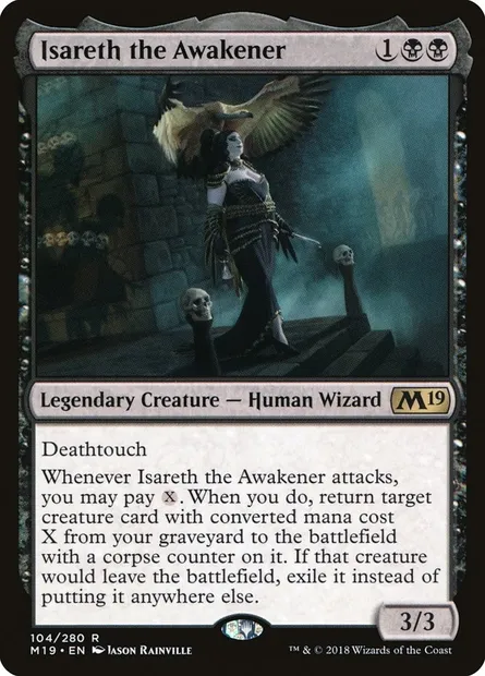 Isareth the Awakener, Magic card M19 104 — Core Set 2019 set