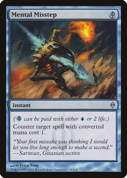 Mental Misstep, Magic card NPH 38 — New Phyrexia set