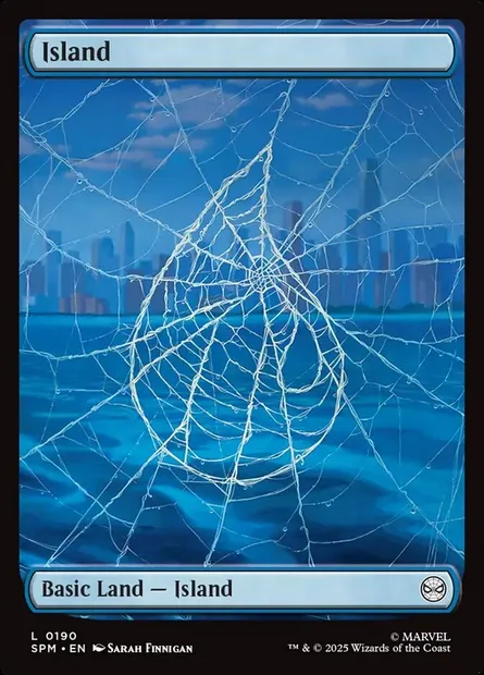 Island, Magic card SPM 190 — Marvel's Spider-Man set