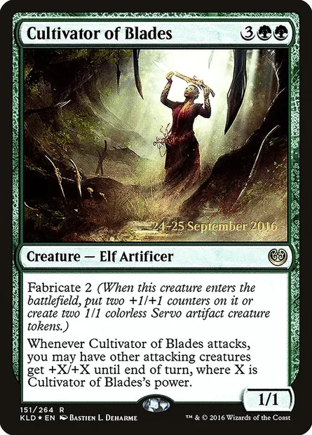 Cultivatrice de lames, carte Magic PKLD 151s — extension Kaladesh Promos
