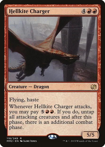 Hellkite Charger, Magic card MM2 118 — Modern Masters 2015 set