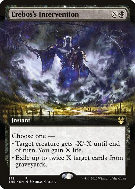 Erebos's Intervention, Magic card THB 313 — Theros Beyond Death set