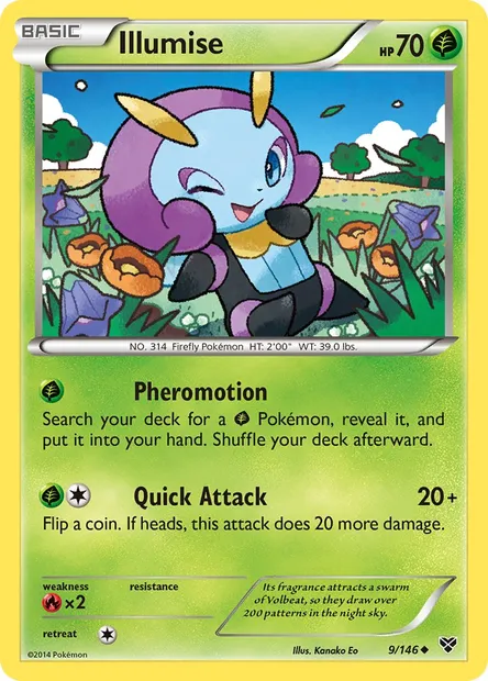 Illumise, Pokémon card XY 9 — XY set