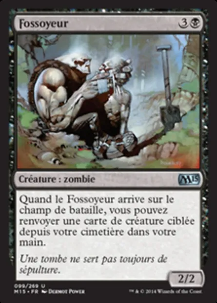 Fossoyeur, carte Magic M15 99 — extension Magic 2015
