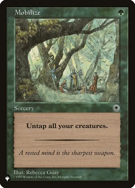 Mobilize, Magic card PLST POR-172 — The List set