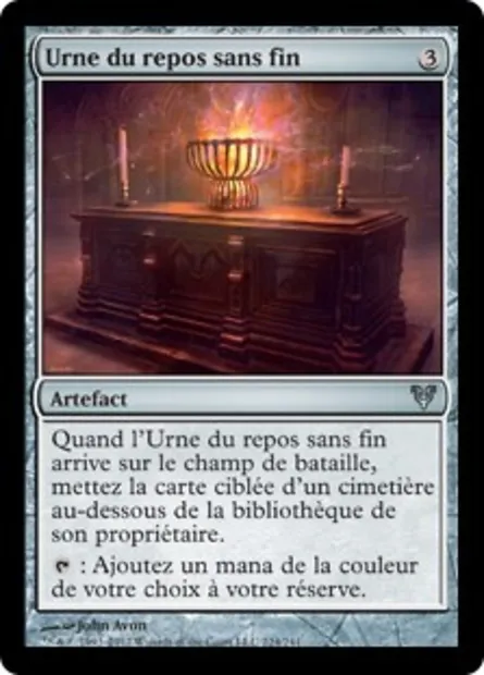 Urne du repos sans fin, carte Magic AVR 224 — extension Avacyn ressuscitée
