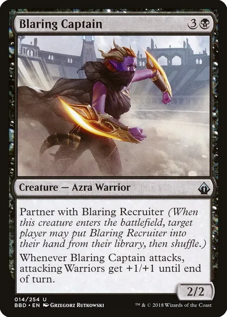 Blaring Captain, carte Magic BBD 14 — extension Battlebond
