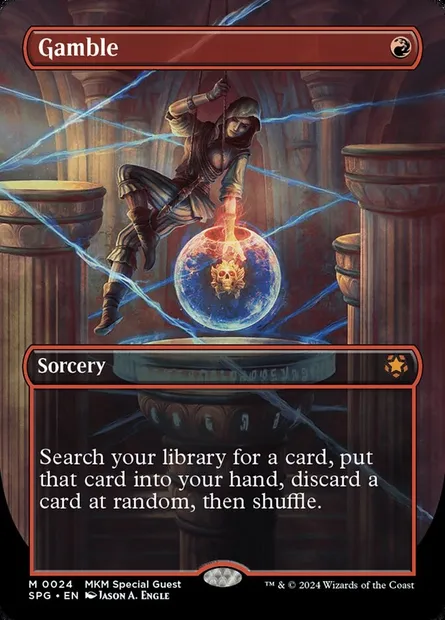 Gamble, Magic card SPG 24 — Special Guests set