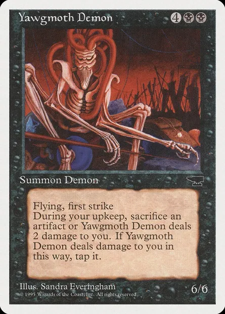 Yawgmoth Demon, Magic card CHR 42 — Chronicles set