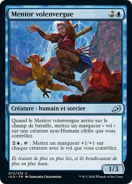 Mentor volenvergue, carte Magic IKO 72 — extension Ikoria: Lair of Behemoths
