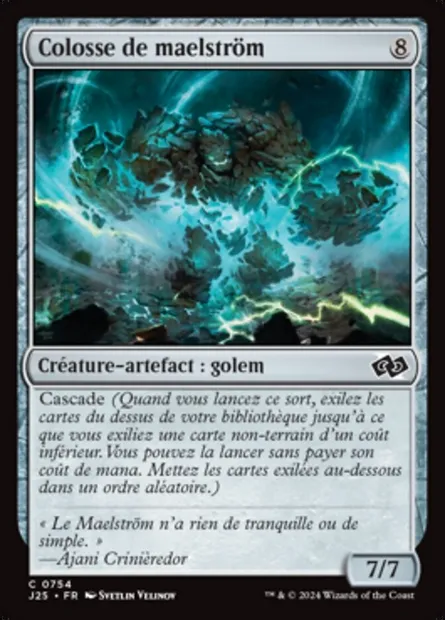 Colosse de maelström, carte Magic J25 754 — extension Foundations Jumpstart