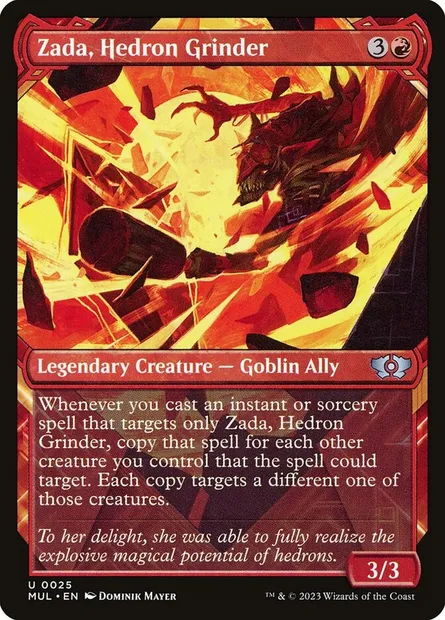 Zada, Hedron Grinder, Magic card MUL 25 — Multiverse Legends set
