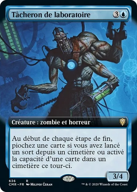 Tâcheron de laboratoire, carte Magic CMR 636 — extension Commander Legends
