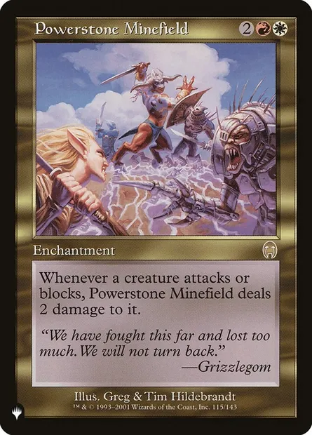 Powerstone Minefield, Magic card PLST APC-115 — The List set