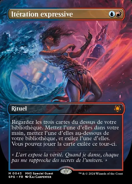 Itération expressive, carte Magic SPG 43 — extension Special Guests