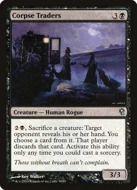 Corpse Traders, Magic card DDM 58 — Duel Decks: Jace vs. Vraska set