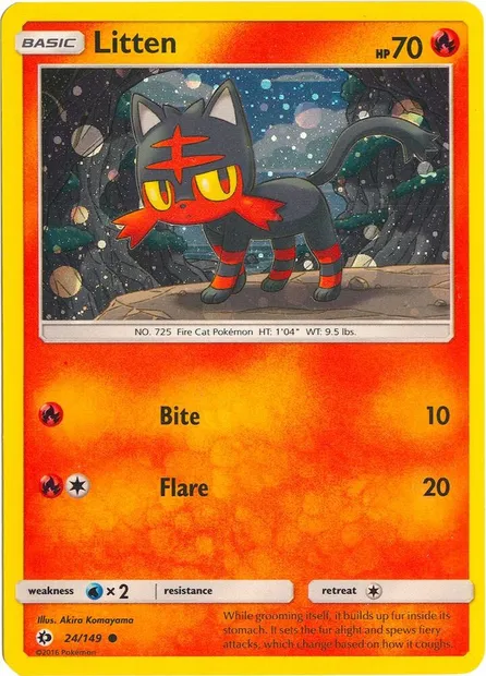 Flamiaou, carte Pokémon TDX 024-4 — extension Theme Deck & Blisters Exclusives