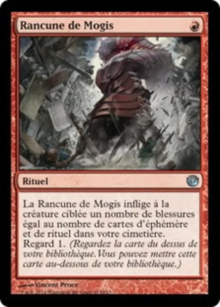 Rancune de Mogis, carte Magic JOU 113 — extension Incursion dans Nyx