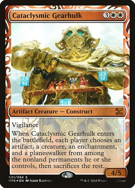 Cataclysmic Gearhulk, Magic card MPS 1 — Kaladesh Inventions set