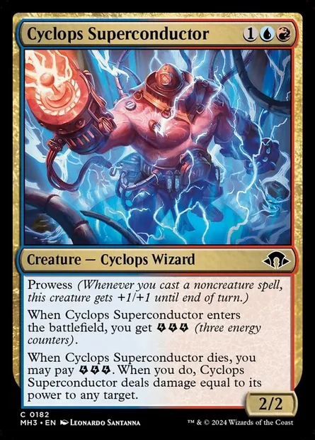 Cyclops Superconductor, Magic card MH3 182 — Modern Horizons 3 set