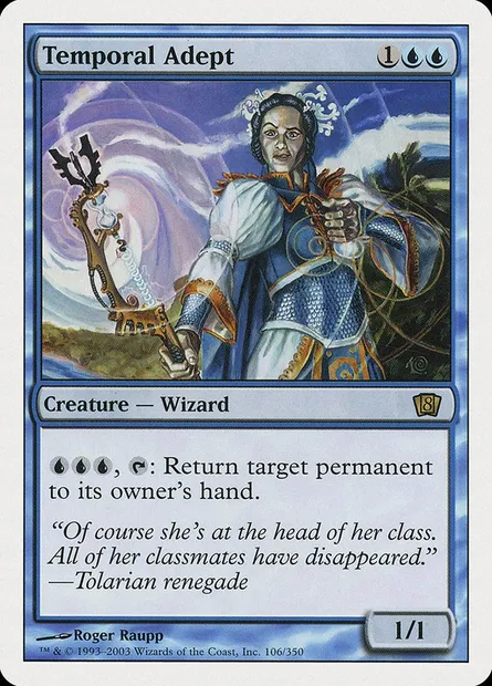 Temporal Adept, Magic card 8ED 106 — Eighth Edition set