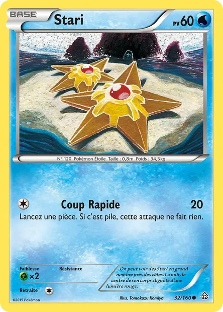 Stari, carte Pokémon PRC 32 — extension Primo-Choc