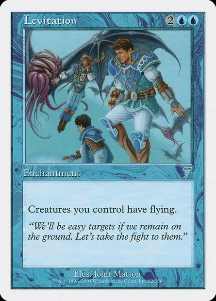 Lévitation, carte Magic 7ED 82 — extension Septième Edition