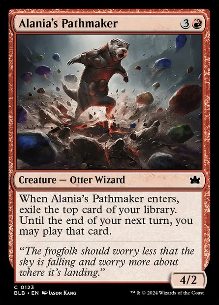 Alania's Pathmaker, Magic card BLB 123 — Bloomburrow set