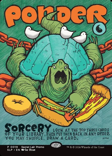 Contemplation, carte Magic SLP 19 — extension Secret Lair Promo