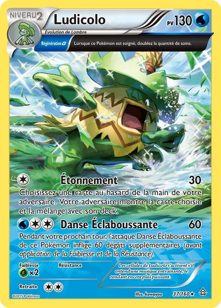 Ludicolo, carte Pokémon PRC 37 — extension Primo-Choc