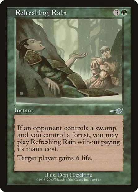 Refreshing Rain, Magic card NEM 110 — Nemesis set
