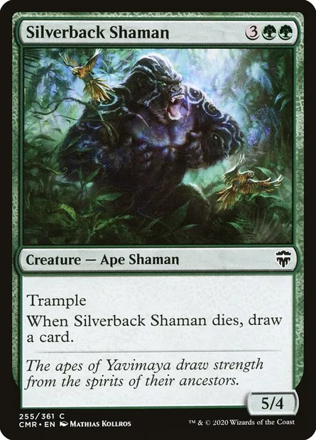 Silverback Shaman, Magic card CMR 255 — Commander Legends set