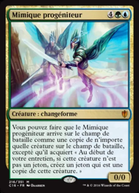 Mimique progéniteur, carte Magic C16 216 — extension Commander 2016