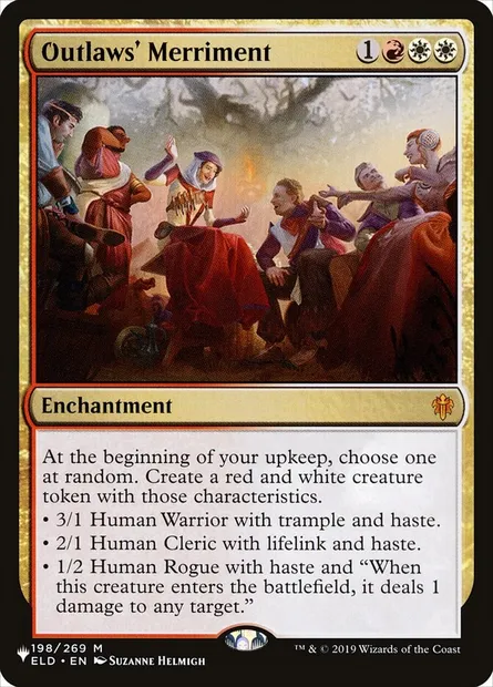 Outlaws' Merriment, Magic card PLST ELD-198 — The List set