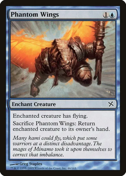 Phantom Wings, Magic card BOK 46 — Betrayers of Kamigawa set