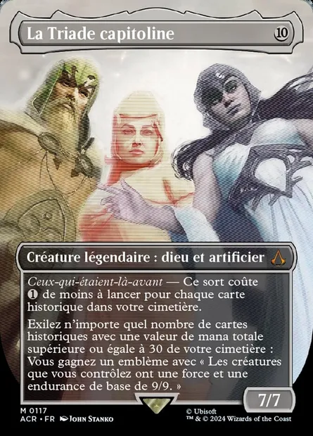 La Triade capitoline, carte Magic ACR 117 — extension Assassin's Creed