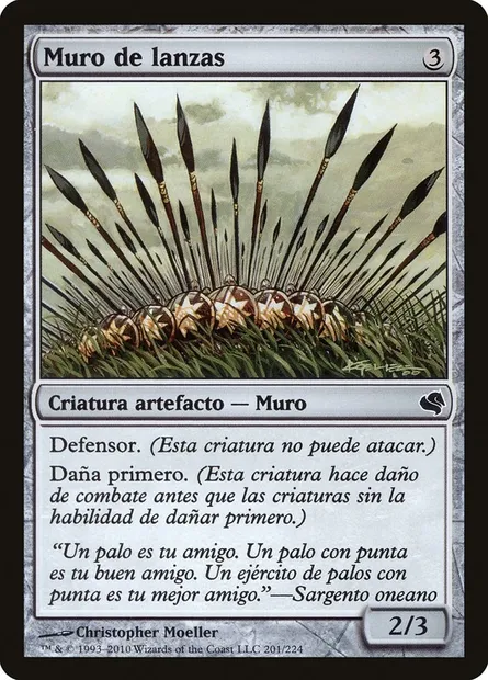 Wall of Spears, Magic card PS11 201 — Salvat 2011 set