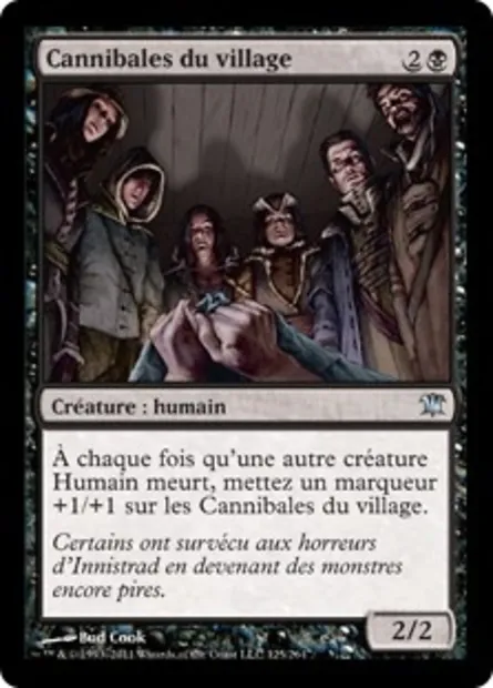 Cannibales du village, carte Magic ISD 125 — extension Innistrad